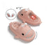 Sharkicks Basic - Hiver, Chaussons Requins Lapin, Talon Ouvert